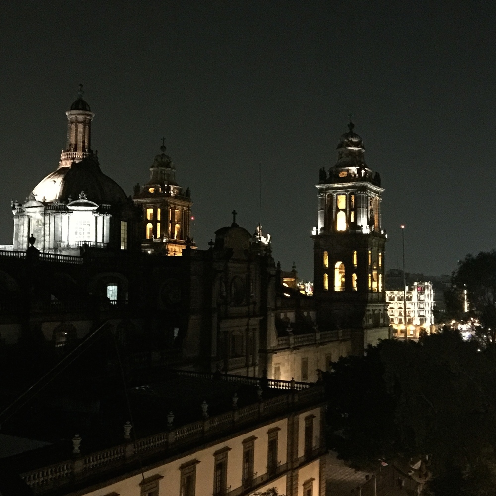 Catedral Metropolitana and Palacio Nacional, Ciudad de México.