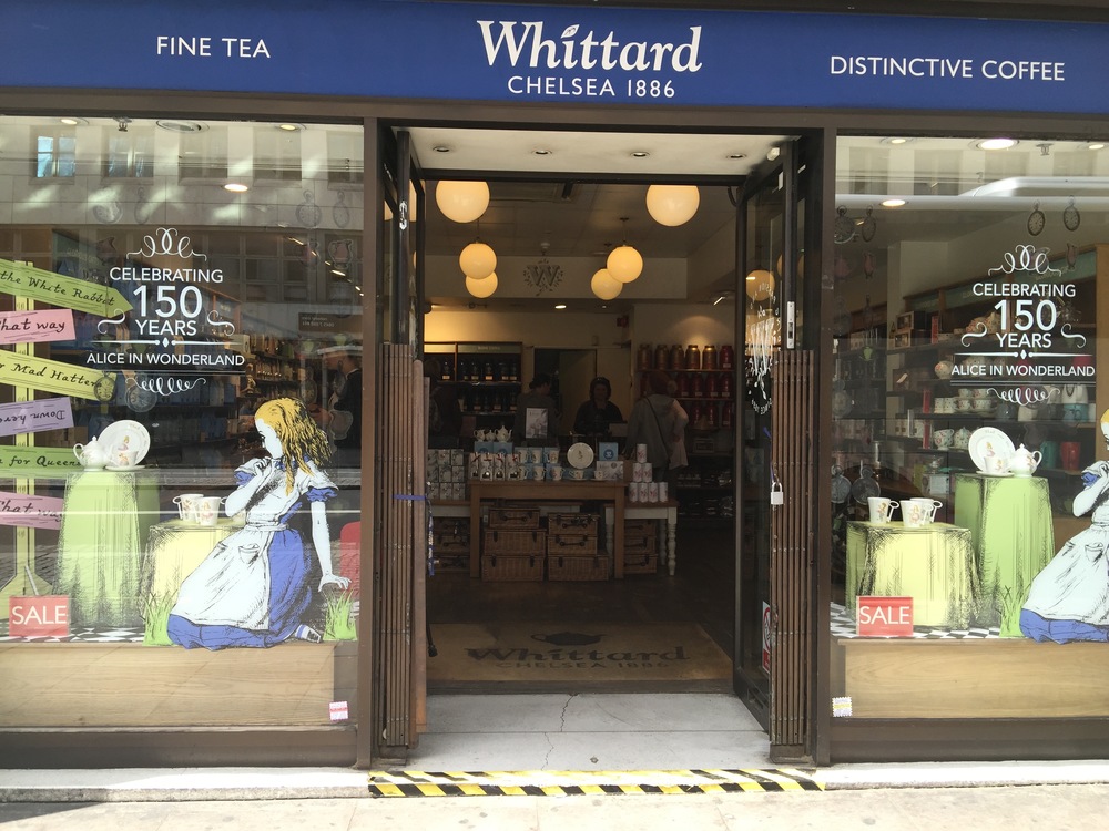 The Whittard is almost completely full of Alice in Wonderland-themed coffee, tea, food, and pottery at the moment. Turns out there might be a mass market for my poetry and painting in illustrated children's books. A big one. 