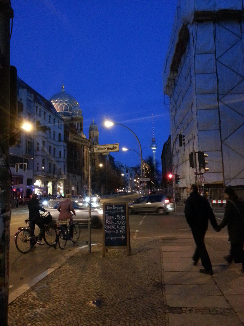Berlin, night.