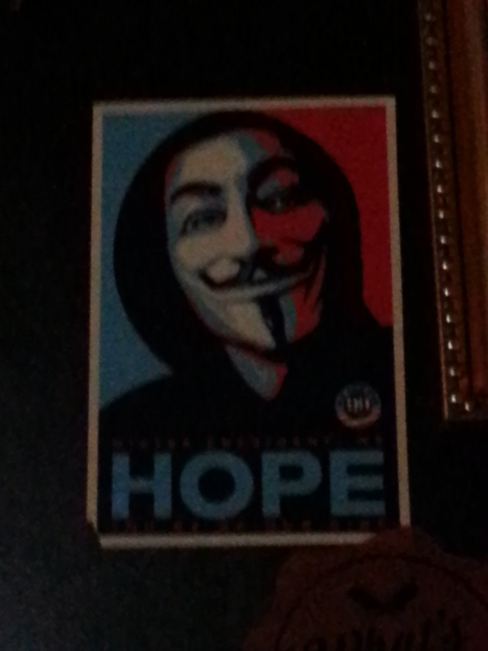 Shepard Fairy's Obama campaign HOPE poster reprise for Occupy, still on display in Berlin. Poster reads: Mister President, we HOPE you're on our side.
